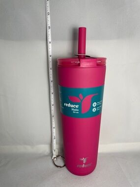 reduce Halo 24 oz Insulated Tumbler - Hot Pink